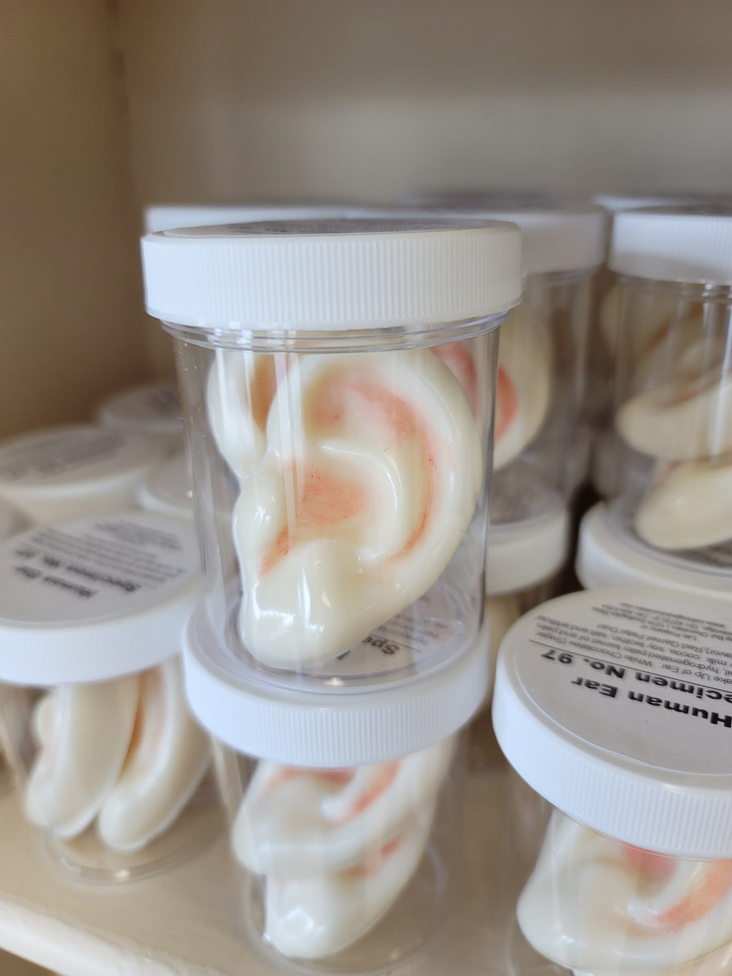 White Chocolatey Ear Specimen
